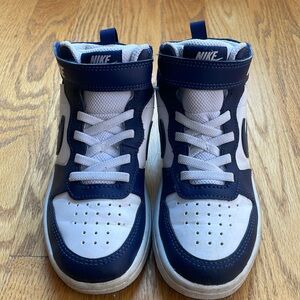 Toddler Nike Court Borough Mid 2 - navy/white size 11